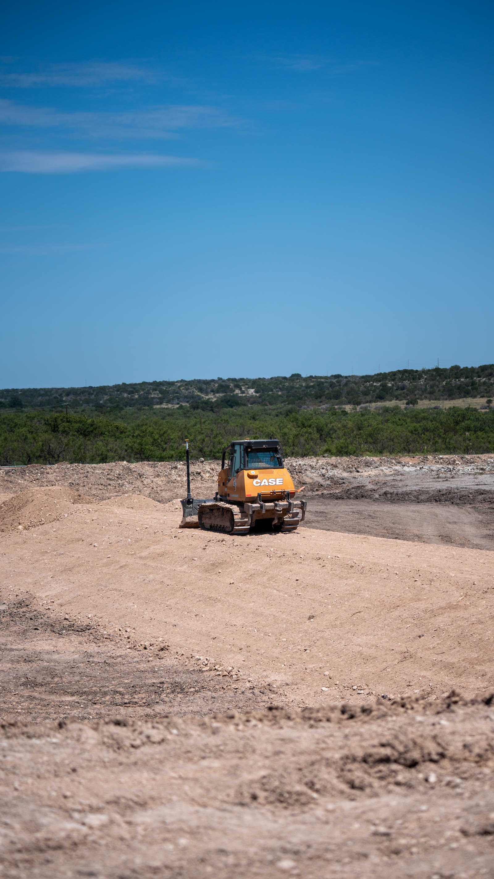 Civil earthwork — grading and cut and fill